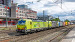 91 80 6193 558 mit KLV-Zug am 15.09.2024 | München-Heimeranplatz