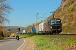 6193 237 Cargounit  Christian  mit KLV in Erpel, April 2025.