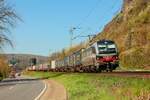 193 540 SBB Cargo International mit KLV in Erpel, April 2025.