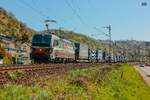 193 545 SBB Cargo International mit KLV in Erpel, April 2025.