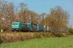 188-060 CFL Cargo mit LKW Walter KLV in Hilden, April 2025.