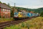 193 717 LWR Siemens mit KLV in Oberwinter, Juli 2025.