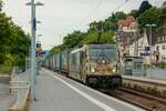 188-061 CFL Cargo mit Lkw Walter KLV in Oberwinter, Juli 2025.
