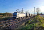 KLV-Zug mit 6193 155-9 (Siemens Vectron) unterwegs in Obernjesa Richtung Göttingen.