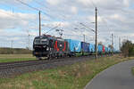 Mit einem Amazon-KLV am Haken rollte 370 172 der CargoUnit am 29.03.26 durch Wittenberg-Labetz Richtung Dessau.
