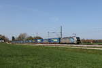 6193 124 mit einem   WALTER-KLV  aus M�nchen kommend am 17. April 2026 bei �bersee am Chiemsee.