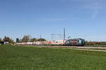 1293 905 von  DPB  war mit einem  MARS-KLV  in Richtung Salzburg unterwegs. Aufgenommen am 23. April 2026 bei �bersee am Chiemsee.