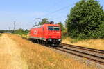 Deutschland 
Lok 185 585 von Akiem zieht einem leerem Trailerzug in Kaarst Broicherseite.
10/7/2026