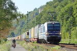 Rpool 193 999 in Diensten von RTB Cargo bei Stolzenfels/Koblenz 21.7.2026