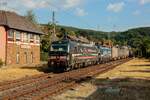 193 665 SBB Cargo International & 193 701 SBB Cargo International  Ruhrgebiet  mit KLV in Oberwinter, Juli 2026.