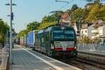 193 713/X4 E-713 bls cargo/Beacon mit KLV in Oberwinter, Juli 2026.