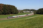 6193 779 von  ECCO RAIL  war mit einem  EKOL-KLV  am 23. September 2026 bei Axdorf in Richtung M�nchen unterwegs.