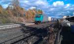185 609 durchf�hrt am 02.11.2012 mit einem KLV-Zug Emskirchen.