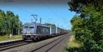 Hectorrail 241.010  Yoda   Durchf�hrt am 20.07.2013 um 14:13:59 Uhr mit seinem (KLV) Zug denn Bahnhof von Wrist.