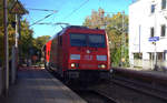 185 266-4 DB kommt aus Richtung Aachen-West  mit einem Kohlenzug aus Gent-Zeehaven(B) nach Garching(D)  und fährt durch Aachen-Schanz in Richtung