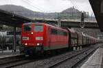 RBH 151 038-7  261  mit Kohlezug in Königswinter, Februar 2016.