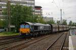 MRCE DE684 Class 66 mit Kohlezug in D�sseldorf Rath, April 2014.