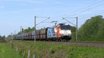 Ascendos Rail Leasing 185-CL 002 (185 502)  Salzgitter Mannesmann Precision , vermietet an CCW, mit leerem Schüttgutwagenzug Bremen Stahlwerke - Bottrop Süd in Richtung Osnabrück