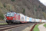 ÖBB 1293 036 bei Stolzenfels/Koblenz auf der linken Rheinseite 14.3.2024