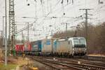 6193 165 Railpool Vectron mit KLV in Köln Gremberg, Februar 2025.