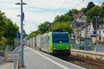 485 011 bls cargo mit KLV in Oberwinter, Juli 2025.