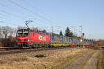 FOXrail 193 966 mit  Walter-Zug  bei Eglharting, 25.02.2026