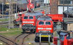 218 467-9 - Mitteldeutsche Eisenbahn GmbH (MEG) & 218 835-7 DB in Halle Saale BW Halle G 17.04.2019