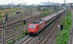 185 603 der HGK bespannte am 08.09.13 den Mllertouren-Sonderzug von Halle(S) Richtung Hannover.