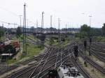 Der Rangierbahnhof Nrnberg am 1.7.2007.