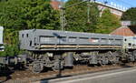 Tschechischer vierachsiger Schüttgutkippwagen vom Einsteller AWT (inzwischen PKP Cargo Internationial a.s.
