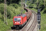 DBC 187 198 auf der Hamm-Osterfelder Strecke in Recklinghausen 15.6.2022
