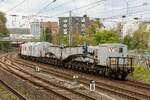 Trafotransportwagen in Wuppertal, April 2024.