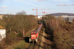 DB Cargo 294 640 mit einer Übergabe der Relation Saarbrücken Rbf - Saarbrücken-Malstatt (Burbacher Hütte) // Saarbrücken // 16.