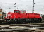 Voith Gravita 261 001 der NorthRail rangiert am 27.Dezember 2011 im Rbf. Grokorbetha.