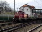 DB Schenker Rail 294 837-0 rangiert am 20.02.14 in Mainz Bischofsheim Rbf 