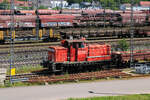 Heinrichsmeyer 363 708-9 am 23.05.2026 im Saarbr�cker Rangierbahnhof 