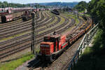 Heinrichsmeyer 363 708-9 am 23.05.2026 im Saarbr�cker Rangierbahnhof 