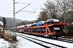 Nachschuß auf den Audizug vom heutigen 19.1.2021 der durch Neckargerach gen Heidelberg fuhr.