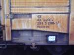 Anschriften eines Hccrrss. Dieser Wagen fuhr nach Cuxhaven.22.08.07