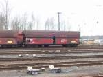 Seit neusten sind auch diese Wagen in dem  Kohlependel Profen - Chemnitz/Kchwald eingereiht Fals 6656051-3 mit der Aufschrift Xpedys B 26.02.2010