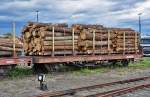 Flach-/Rungenwagen fr Holztransport, Euskirchen 23.08.2010