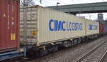 Gelenk-Containertragwagen vom Einsteller  AXBENET, s.r.o mit der Nr.