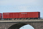 Ende September 2025 habe ich in Duisburg diesen Containertransportwagen (31 80 4543 251 ?) abgelichtet.