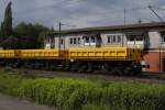 Ein Hubwagen fr Schotter der Gleisbaufirma Wiebe am 30.05.2010 in Lehrte.