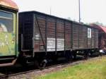 Ehemaliger Bautzener Bahnhofswagen im Schwarzenberger Eisenbahnmuseum, 29.07.06