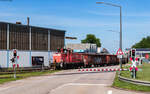 363 686 als Rangierfahrt im Kehler Hafen 17.6.25