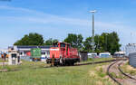 363 686 als Rangierfahrt im Kehler Hafen 17.6.25