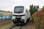 ELP Stadler Euro Dual 159 207-0 in Frankfurt Osthafen vom Bürgersteig aus fotografiert am 01.08.20