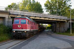 EBS 232 690 am 07.06.2023 mit Getreide im Stralsunder Südhafen.
