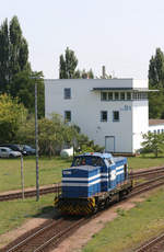 Magdeburger Hafen GmbH, Lok 1 // Magdeburger Hafengüterbahnhof // 25. Juli 2012
